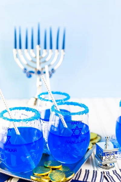 Tablo Hanukkah için ayarla — Stok fotoğraf