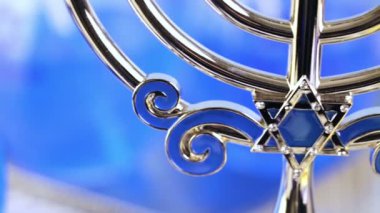 Tablo Hanukkah kutlamak için ayarla.