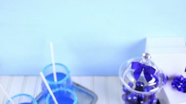 Tablo Hanukkah için ayarla