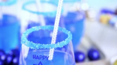 Tablo Hanukkah kutlamak için ayarla