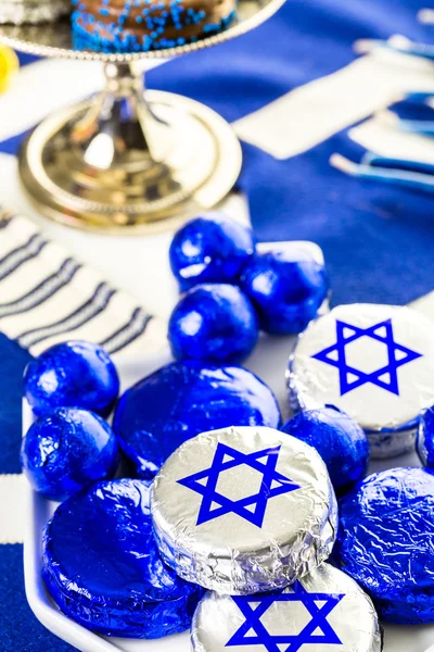 Choklad med Star of David — Stockfoto