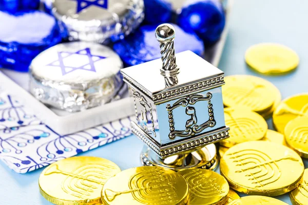 Vista conceptual de Hanukkah —  Fotos de Stock
