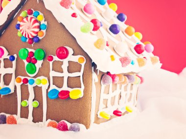 şekerleri ile ev gingerbread