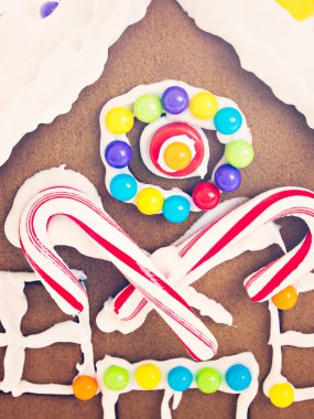 kurabiye evi dekore edilmiş