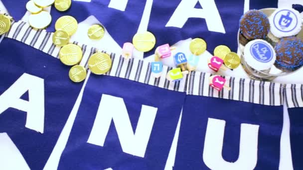 dreidels Hanoukka colorés 