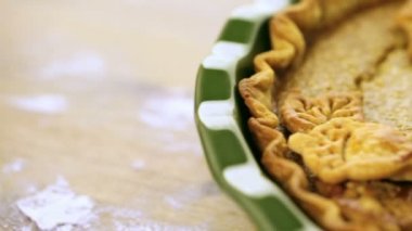 Şükran günü için ev yapımı kabak pasta