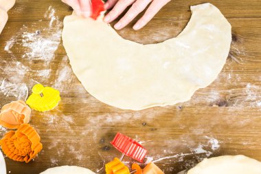 pasta süslemek için çerez stampers yaprakları