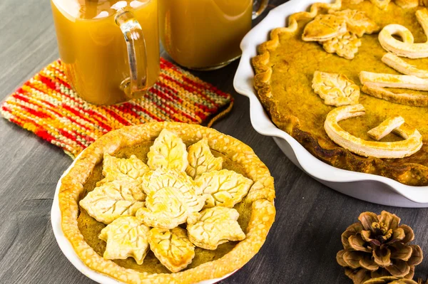 Homemade pumpkin pies — Stock Photo, Image