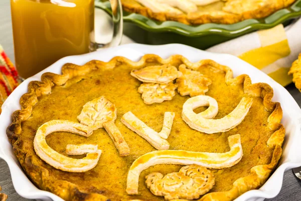 Pastel de calabaza casero — Foto de Stock