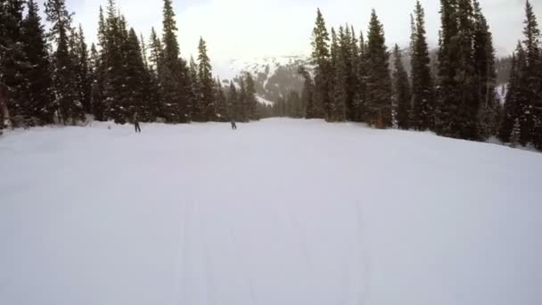 シーズンの終わりにスキー リゾート — ストック動画