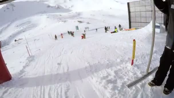 Sezon sonunda Kayak Merkezi — Stok video