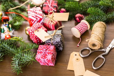 Noel hediye kutuları