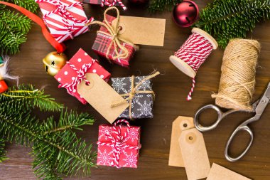 Noel hediye kutuları
