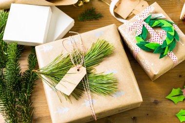 Noel hediyeleri ambalaj