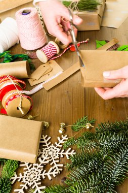 Noel hediyeleri ambalaj