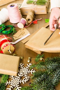 Noel hediyeleri ambalaj