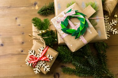 Noel hediyeleri ambalaj