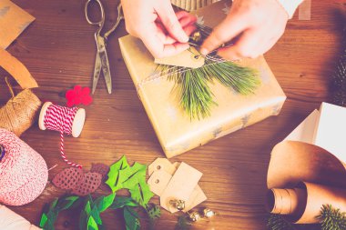 Noel hediyeleri ambalaj