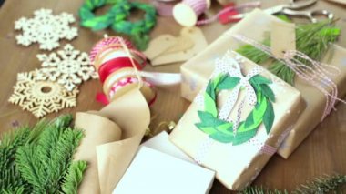 Noel hediyeleri ambalaj