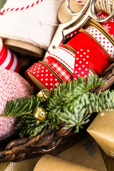 Regalos de Navidad detalles decoración — Foto de Stock