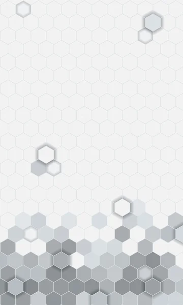 Fond abstrait de motif hexagones pour interface utilisateur mobile . — Image vectorielle