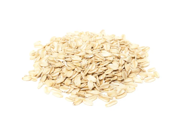 Oats on white — Stock Photo, Image