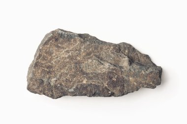 Doğal taş beyaza izole edilmiş.