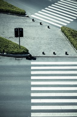 Üstten Görünüm tarafından Zebra geçiş