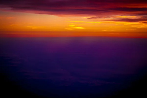 Impressionista nuvens noturnas no ar — Fotografia de Stock