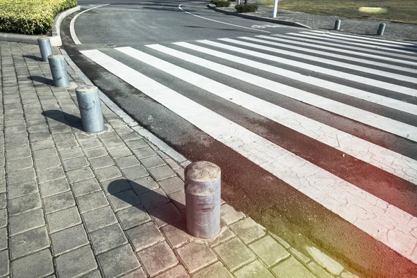 Travessia de pedestres na China — Fotografia de Stock