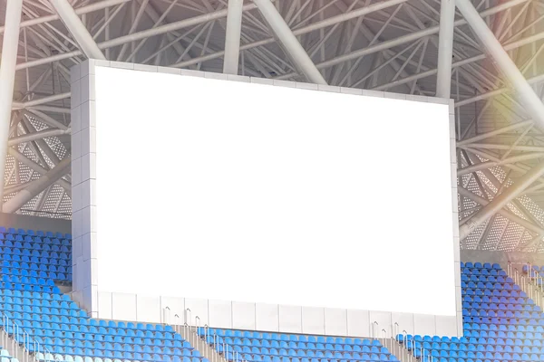 Elektroniska billboard display på stadium. Isolerade i din text — Stockfoto