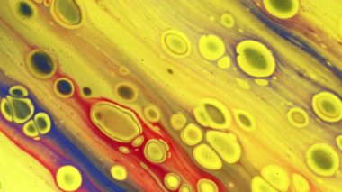 Sıvı Sanat. Soyut renkli arka plan duvar kağıdı. Boyaları karıştırıyorum. Modern sanat