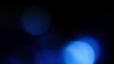 Soyut Mavi Parçacıklar. Arkaplan Bokeh