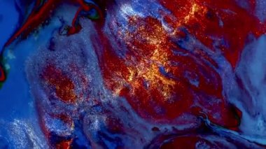 Soyut akrilik renk dalgaları olan yaratıcı ebru arkaplanı. Güzel mermer dokular. El yapımı mermer yüzey.