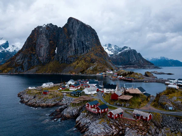Lofoten-saaret, Norja, Reinebringenin harjanteelta — kuvapankkivalokuva