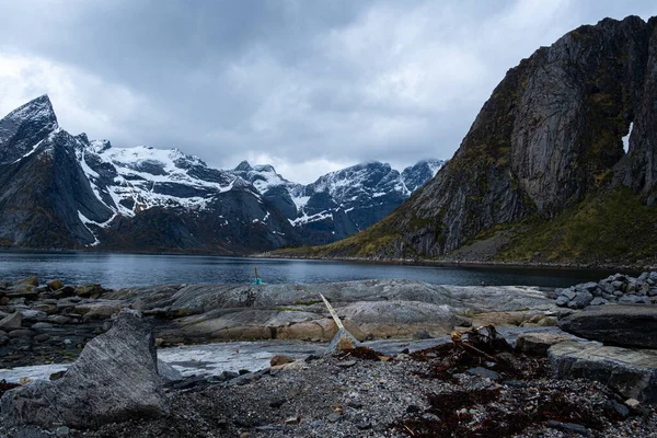 Lofoten, Norge, fra Reinebringen-ryggen royaltyfrie gratis stockbilder