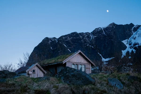 Lofoten Norvegia sat tradiție norvegiană Fotografie de stoc