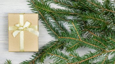 Noel Hediyesi Kutusunun Üst Görünümü 