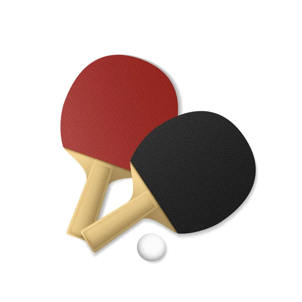 Ping Pong Tournoi Tennis Table Conception Gabarit Vectoriel Affiche Bannière — Image vectorielle