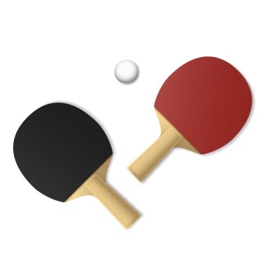 Masa tenisi ya da masa tenisi turnuvası. poster veya başlık vektör şablonu tasarımı.