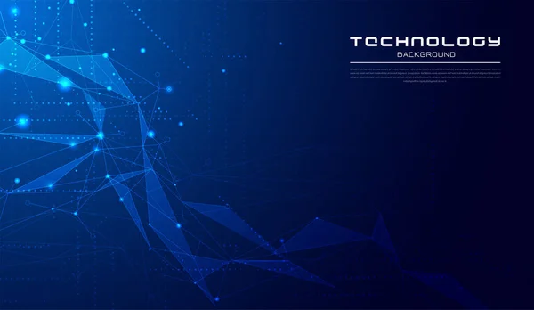 Tecnologia Abstrata Com Rede Mundial Global Telecomunicação Visualização Dados Digitais —  Vetores de Stock