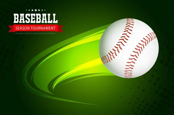 Baseballový Turnaj Moderní Sportovní Vektorový Design — Stockový vektor