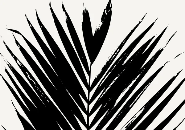 Palm blad Poster Design — Stockvector