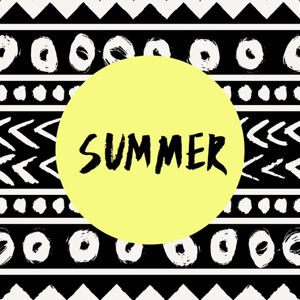 Sommer Tribal Design – Stock-vektor