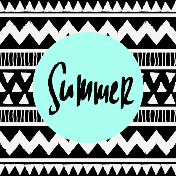 Sommer Tribal Design – Stock-vektor