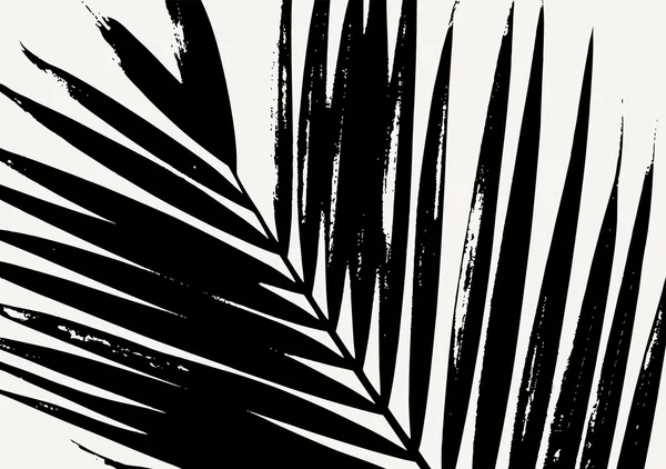 Conception d'affiche Palm Leaf — Image vectorielle