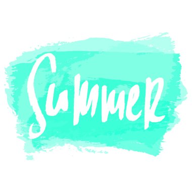 Yaz tebrik kartı tasarımı