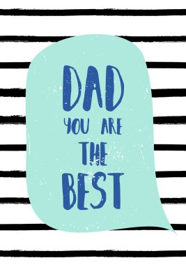 Babalar Günü Kart Tasarımı