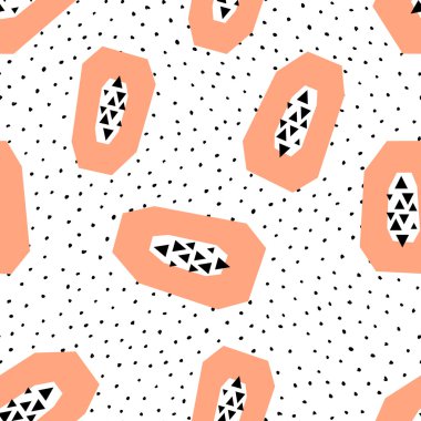 Sorunsuz papaya desen