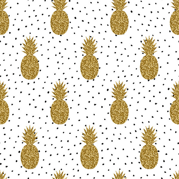 Seamless Pineapples Pattern